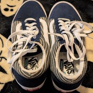 Vans striped comfy cush old skools